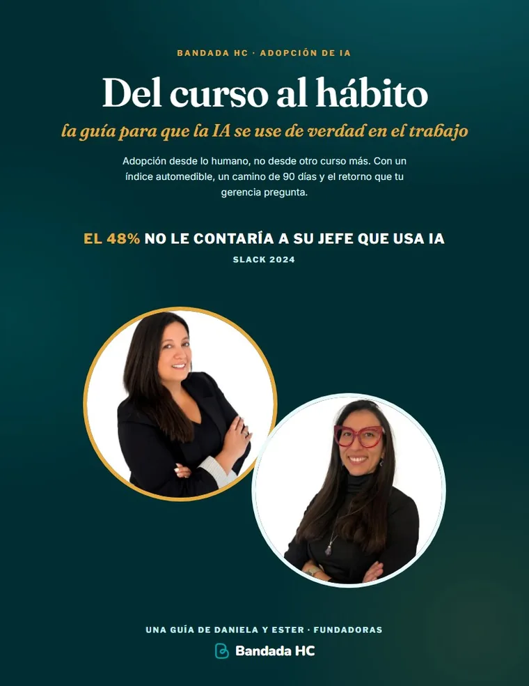 Portada de la guía de adopción de IA de Bandada HC